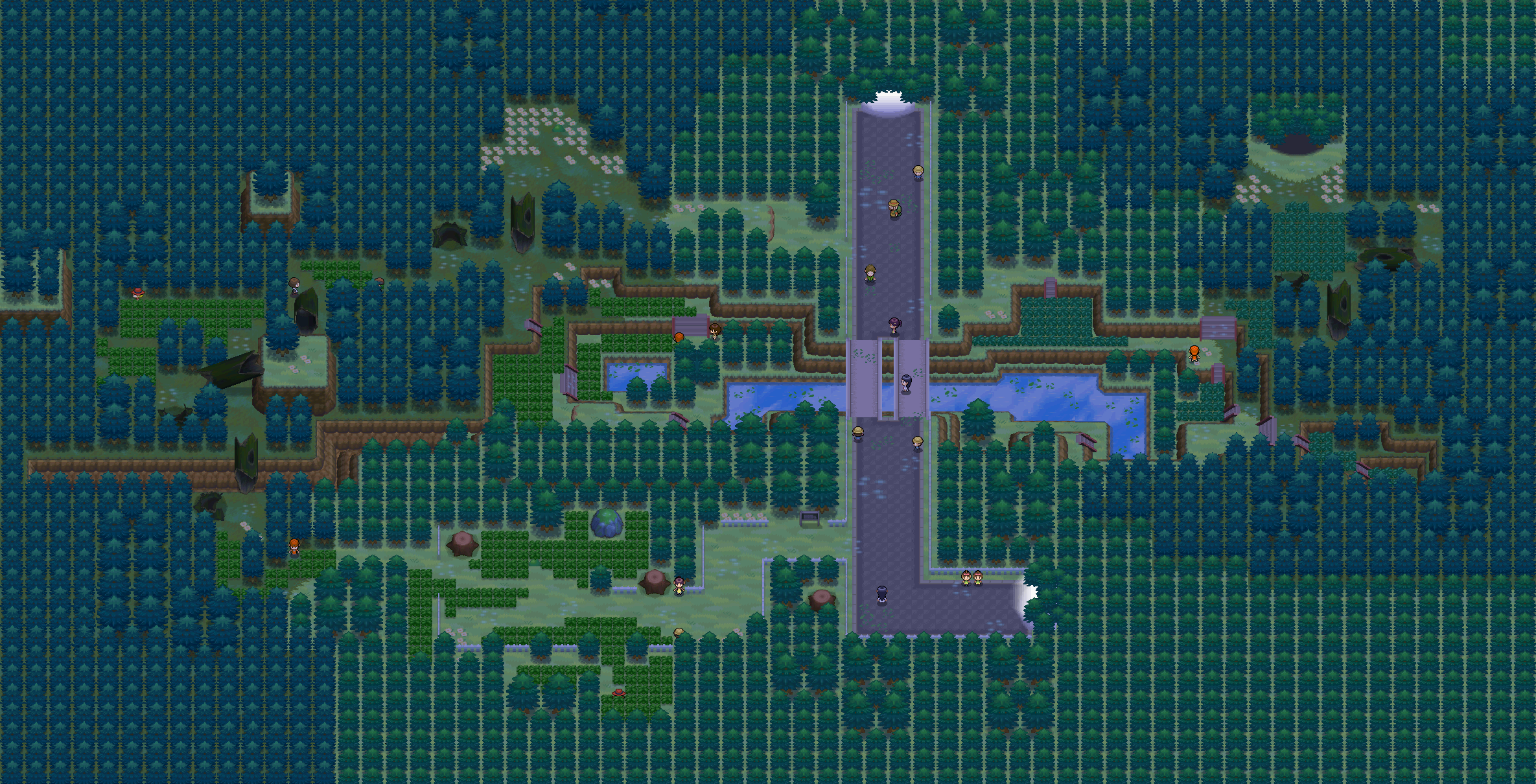 Pokemon Black Version 2 Unova World Map Map for DS by MKaykitkats