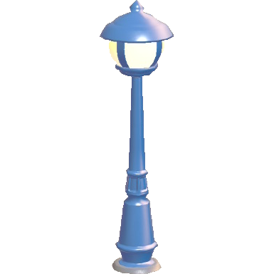 File:Town streetlight Blue Pokopia Model.png