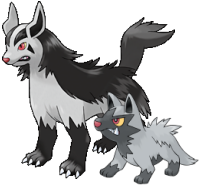 mightyena and poochyena