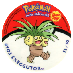 File:Pokémon Stickers series 1 Chupa Chups Exeggutor 52.png