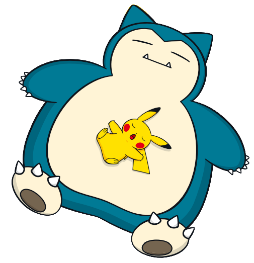 File:Snorlax and Pikachu Dream.png