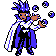 Juggler with blue Poké Balls in Generation II