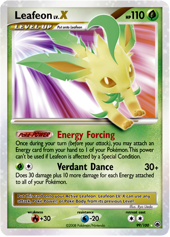 Leafeon Lv. X - Love at first sight with this card. : r/PokemonTCG