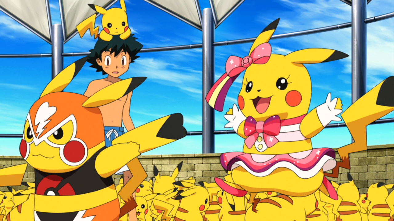 File:Hoopa Pikachu Libre Pikachu Pop Star.png - Bulbagarden Archives