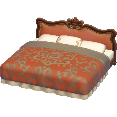 File:Antique bed Red 1 Pokopia Model.png
