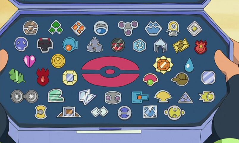 How did Gary gain 10 badges in Kanto?
