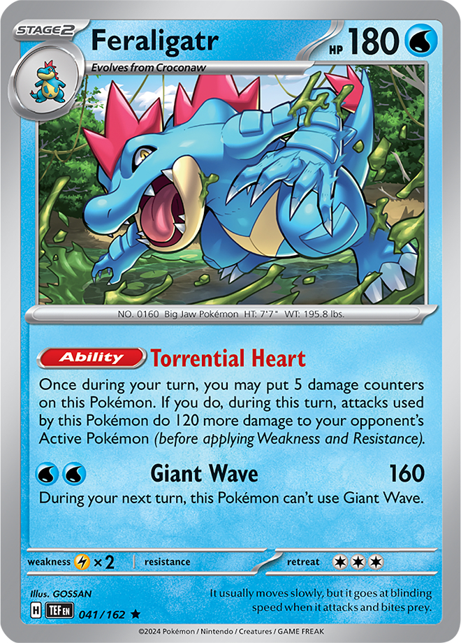 Feraligatr (Temporal Forces 41) - Bulbapedia, the community-driven ...