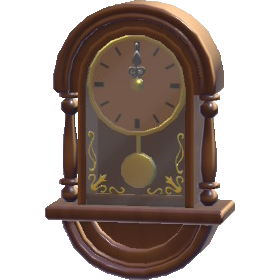 File:Antique clock Brown 2 Pokopia Model.png