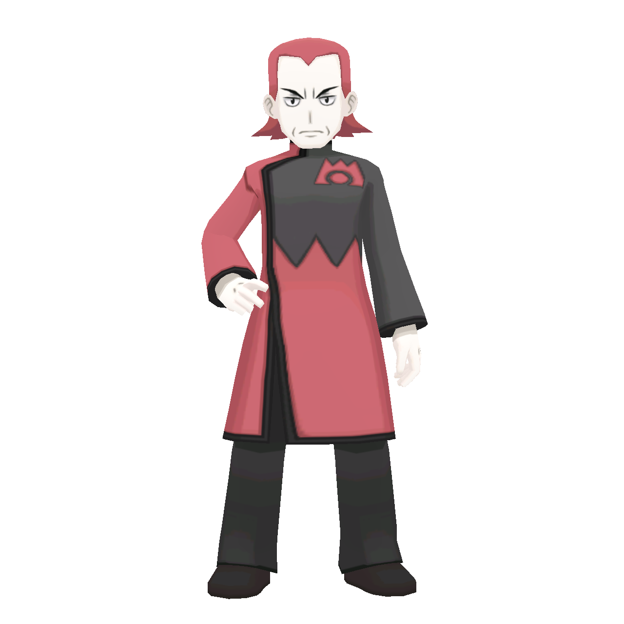 Босс персонаж. Maxie. Макси покемон. Pokemon USUM Maxie. Boss character.