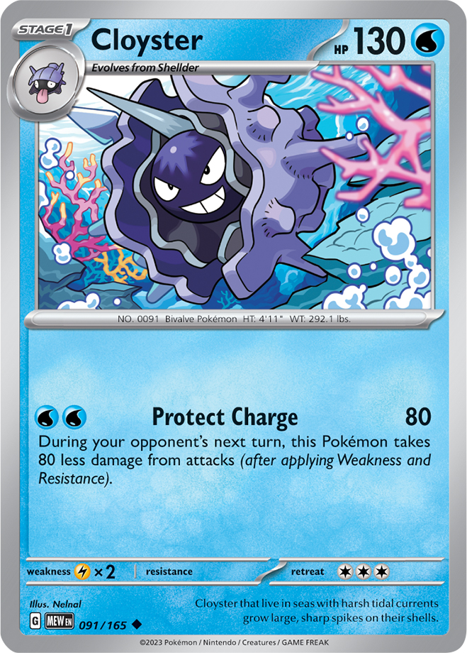 Cloyster (151 91) - Bulbapedia, the community-driven Pokémon