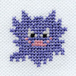 "The Haunter embroidery from the Pokémon Shirts clothing line."