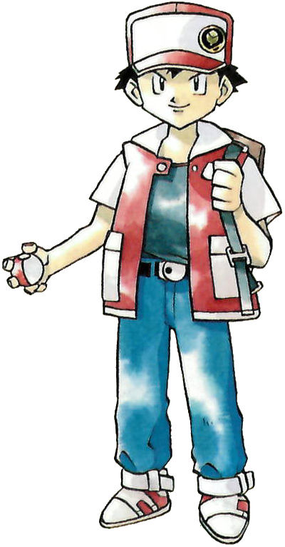 Download Red Pokemon Png - Red Pokemon Manga Png - Full Size PNG