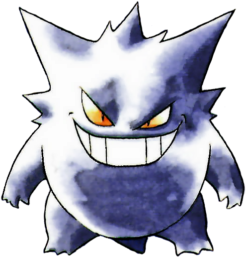 Alternate shiny Gengar coloring (instead of the barely discernable