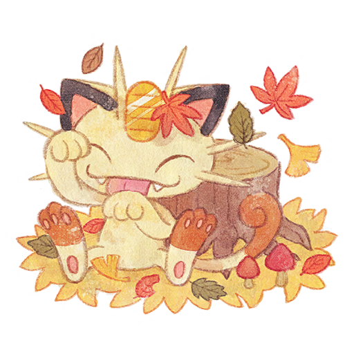 File:GO sticker MaxOut Meowth.png