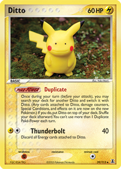 Carta Japonesa Ditto da Coleção Great Detective Pikachu - Pokémon TCG