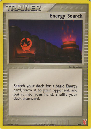Energy Search 1st Edition Fossil EX 59/62 Pokemon Card