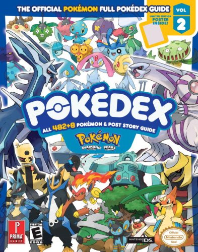 Pokemon Heartgold & Soulsilver Pokedex Vol 2 Strategy Guide DS WITH Poster