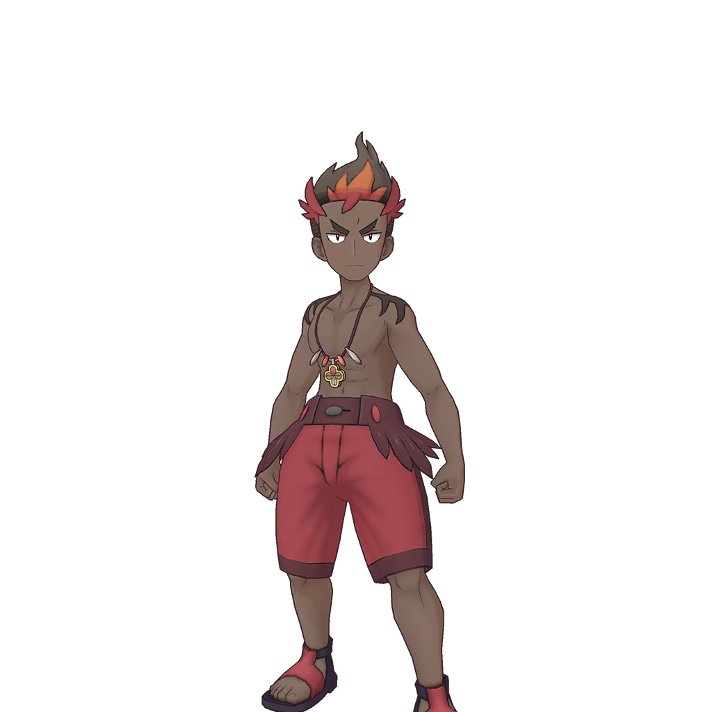 Personagens: Kiawe – Pokémon Mythology