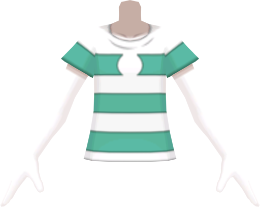 File:SM Casual Striped Tee Green m.png