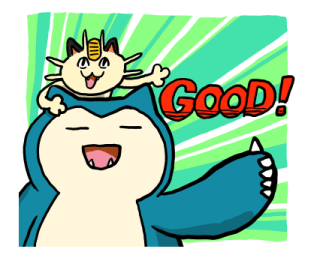 File:LINE Sticker Set Jolly Snorlax-1.png