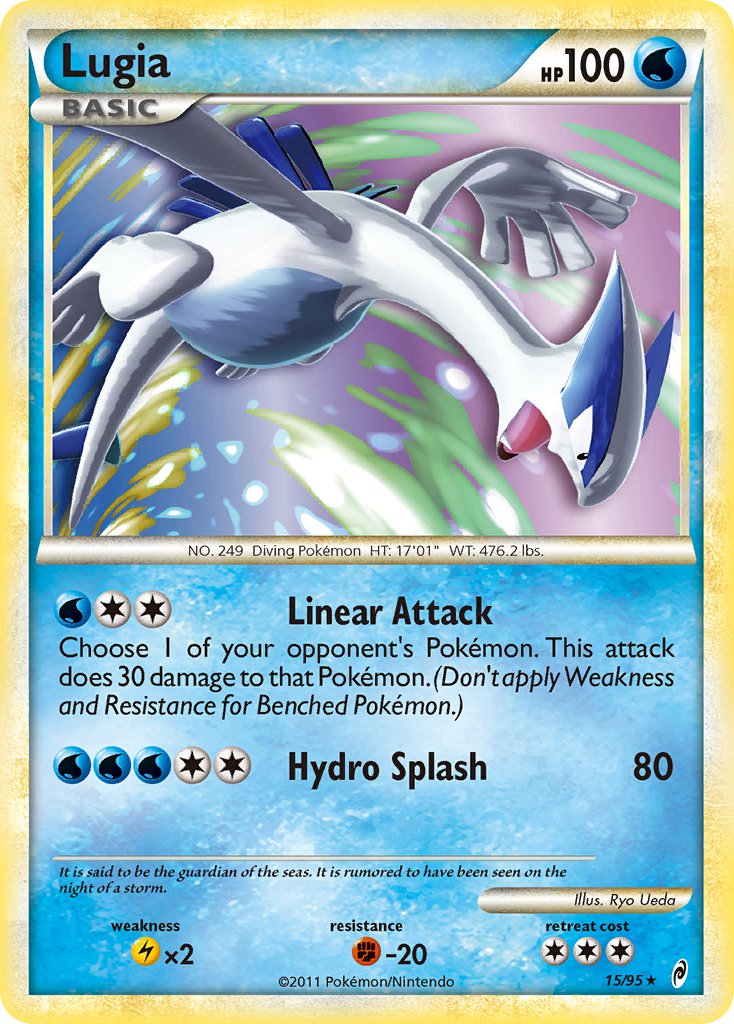 Pokemon Card - Lugia (Shiny) - Call of Legends SL7 Shiny Holo Rare