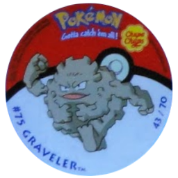 Pokémon Stickers series 1 Chupa Chups Graveler 43.png