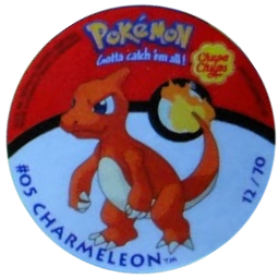 Pokémon Stickers series 1 Chupa Chups Charmeleon 12.png
