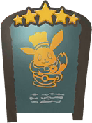 File:Café ReMix Super Chef Eevee Chalkboard 5 Star.png