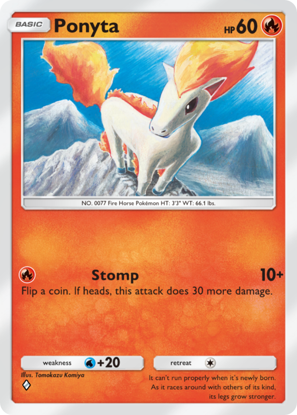 Ponyta (Mythical Island 10) - Bulbapedia, The Community-driven Pokémon ...