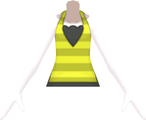 File:SM Striped Halter Top Yellow f.png
