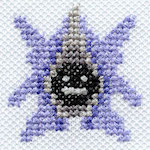 "The Cloyster embroidery from the Pokémon Shirts clothing line."