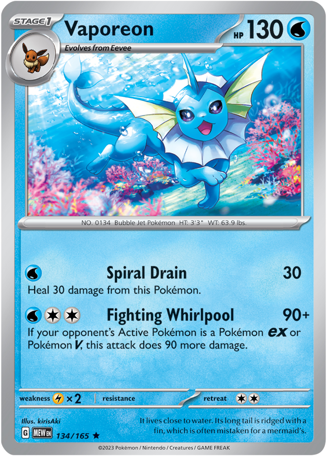 Vaporeon Bulbapedia The Community Driven Pok Mon Encyclopedia