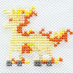 "The Rapidash embroidery from the Pokémon Shirts clothing line."