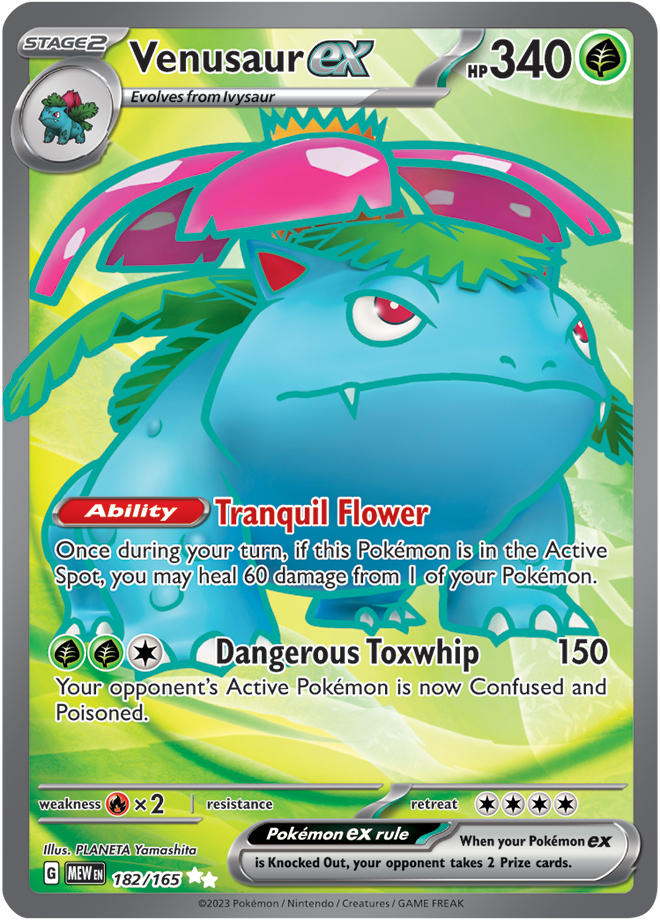 Venusaur ex (151 3) Bulbapedia, the communitydriven Pokémon encyclopedia