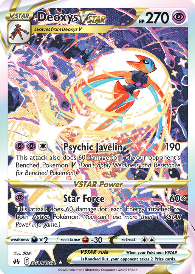 cc7943 Deoxys VSTAR Psychic SPD 007/020 Pokemon Card TCG Japan