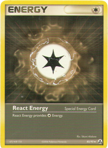 React Energy (EX Legend Maker 82) - Bulbapedia, the community-driven  Pokémon encyclopedia