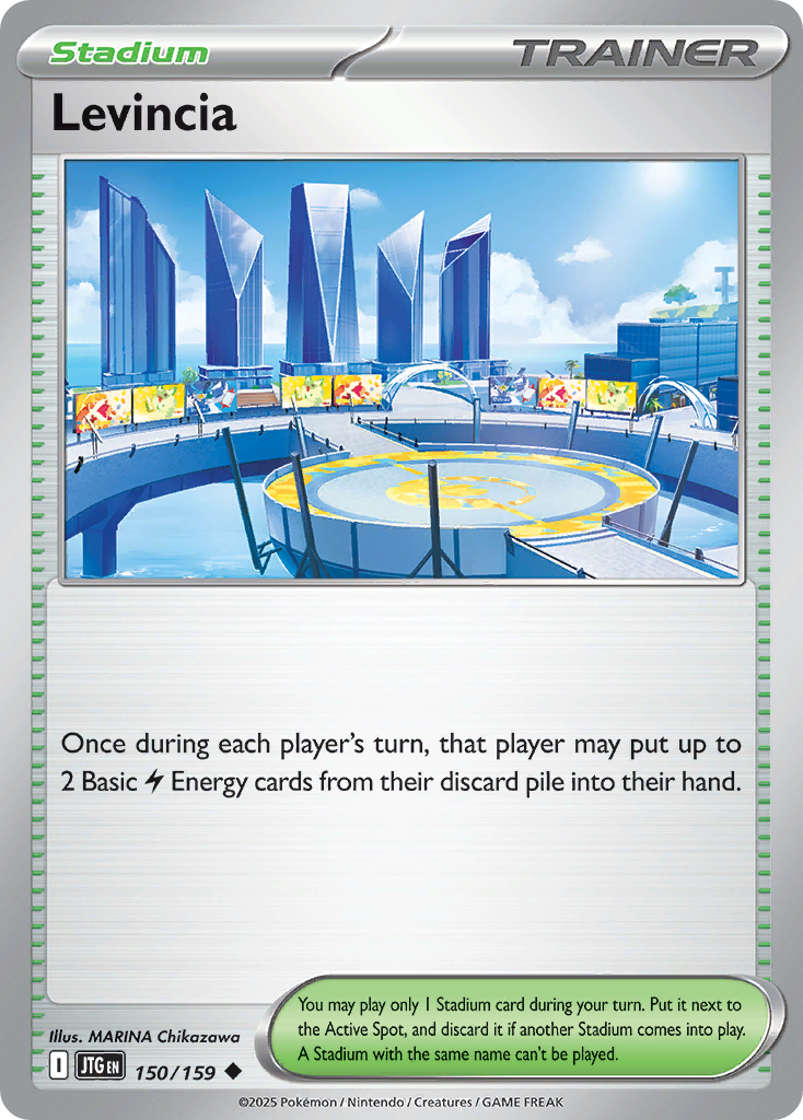 stadium card pokemon Levincia (Journey Together 150) Placeholder Image Provided Pokémon TCG: 10 Best Stadium