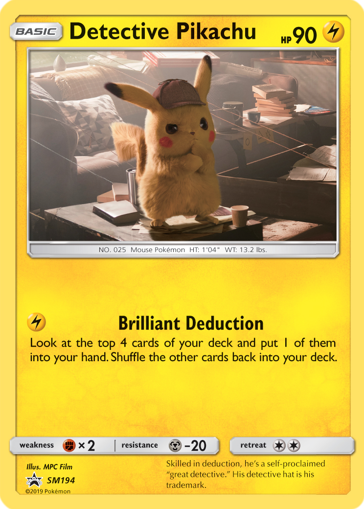 Detective Pikachu (SM Promo 194) - Bulbapedia, the community