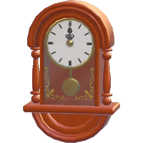 File:Antique clock Red 1 Pokopia Model.png