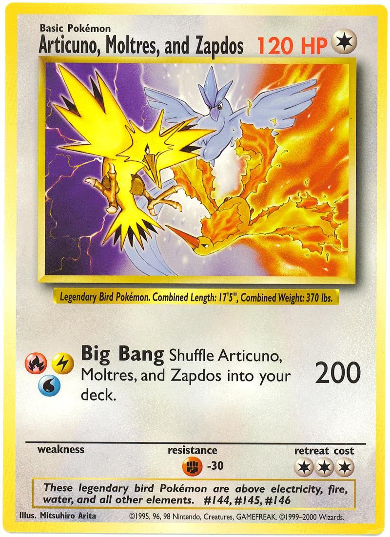 Articuno, Moltres, and Zapdos - Oversized Promo