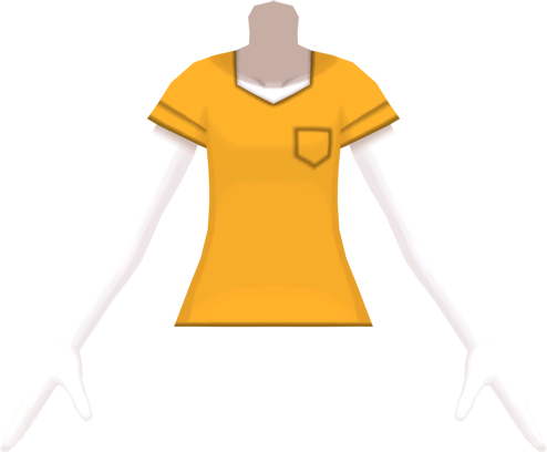 File:SM V-Neck Tee Orange f.png