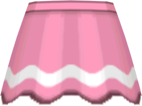 SM Bordered Flared Skirt Pink f.png