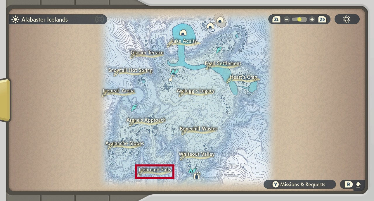 Hisui Icebound Falls Map.png