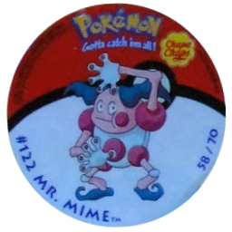 Pokémon Stickers series 1 Chupa Chups Mr. Mime 58.png