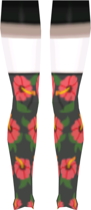 File:SM Over-the-Knee Socks Floral Print f.png