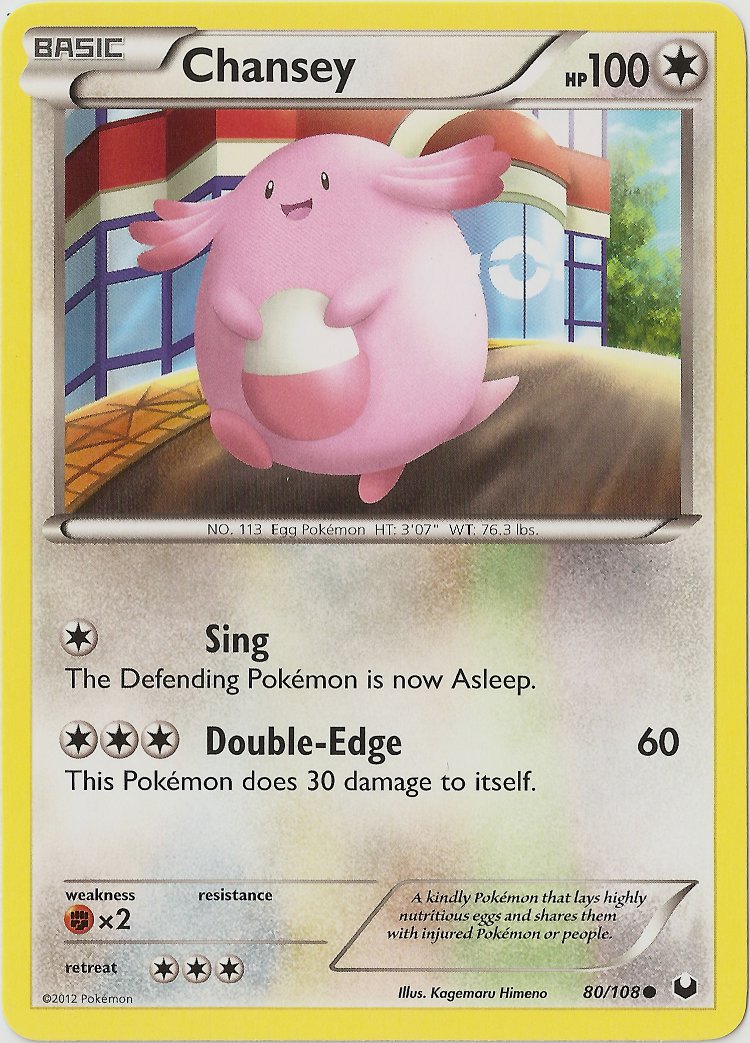 chansey pokemon cards