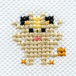 "The Meowth embroidery from the Pokémon Shirts clothing line."
