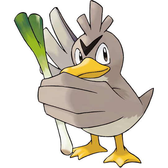 This Farfetch'd was just perfect for this reference.