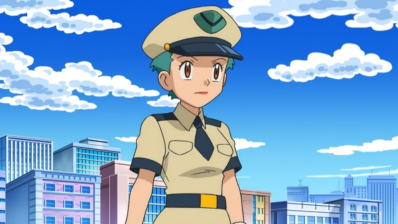 File:Officer Jenny anime BW.png - Bulbapedia, the community-driven ...