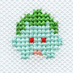 "The Bulbasaur embroidery from the Pokémon Shirts clothing line."